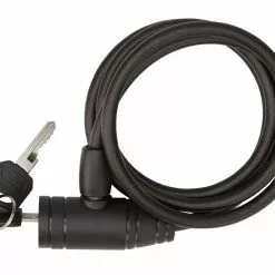 Bike Attitude – Spirallås – 8x1500mm – Med Nøgle – Sort