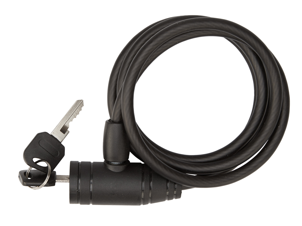 Bike Attitude – Spirallås – 8x1500mm – Med Nøgle – Sort 3 Bike Attitude – Spirallås – 8x1500mm – Med Nøgle – Sort