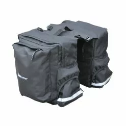 BikePartner – Tanja – Cykeltaske Til Bagagebærer – Sort – 2 Delt
