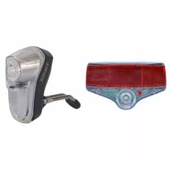 Smart Bike Smart 0,5 Watt + Refo Superflash – Lygtesæt – Inkl. Batterier