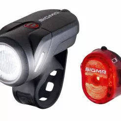SIGMA SPORT Sigma Aura 35 & Nugget II – Lygtesæt – USB Genopladelig