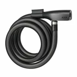 Axa Basta AXA Resolute 15-180 – Spirallås Med Nøgle – 180 Cm – Sort