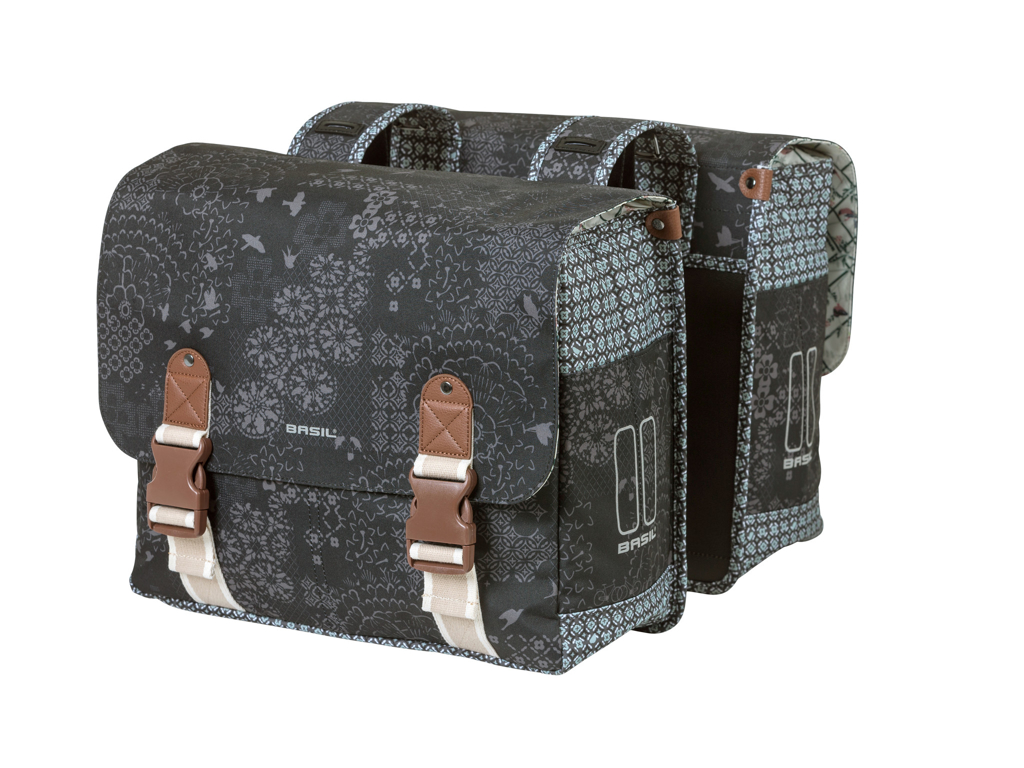 Basil Bohème Double Bag – Cykeltasker Til Bag – 35 Liter – Charcoal 3 Basil Bohème Double Bag – Cykeltasker Til Bag – 35 Liter – Charcoal