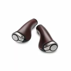 Brooks GP1 – Håndtag Ergonomisk I Læder – 130/130mm Lang – Brun