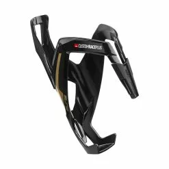 Elite Custom Race+ – Flaskeholder – Black Glossy Gold Graphic