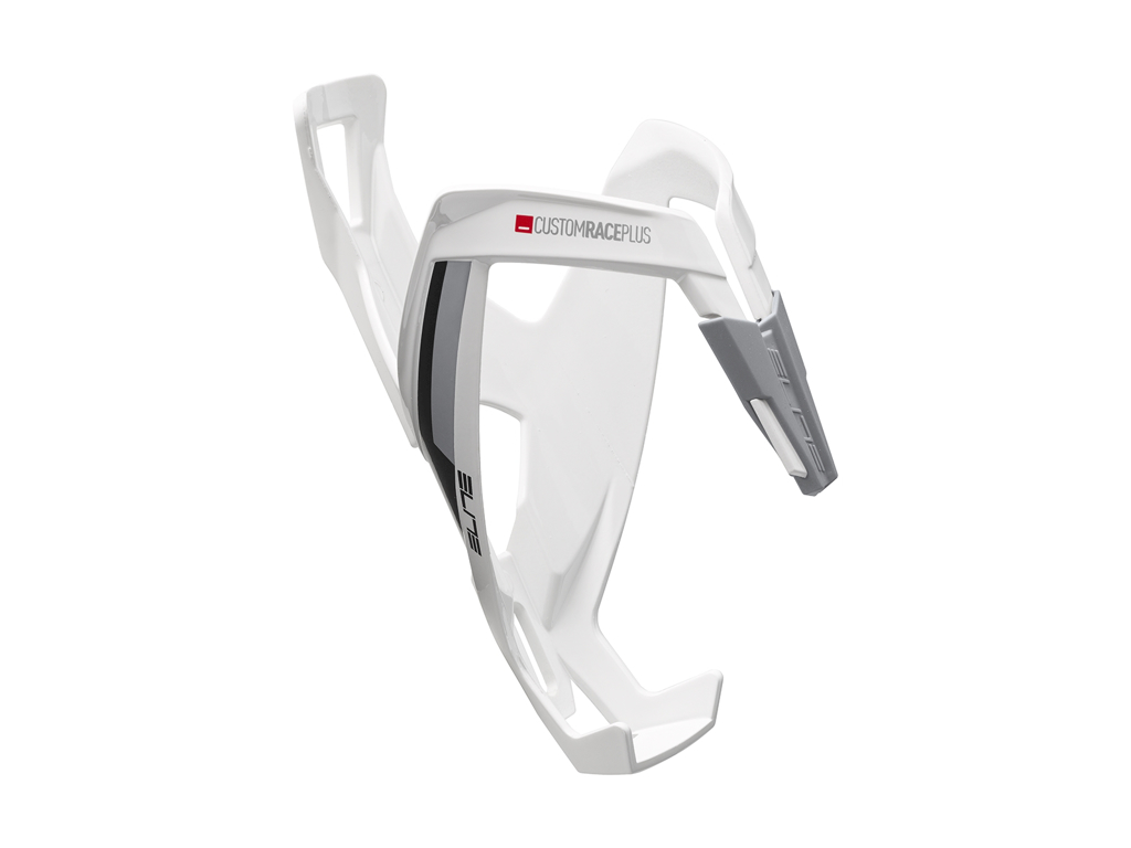 Elite Custom Race+ – Flaskeholder -White Glossy Black Graphic 3 Elite Custom Race+ – Flaskeholder -White Glossy Black Graphic