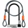 Kryptonite New-U – Bøjlelås Med Wire – U-Lock 10,2×22,9cm – Med 120cm Flex Wire -Bontrager Salg KRY001966 A default