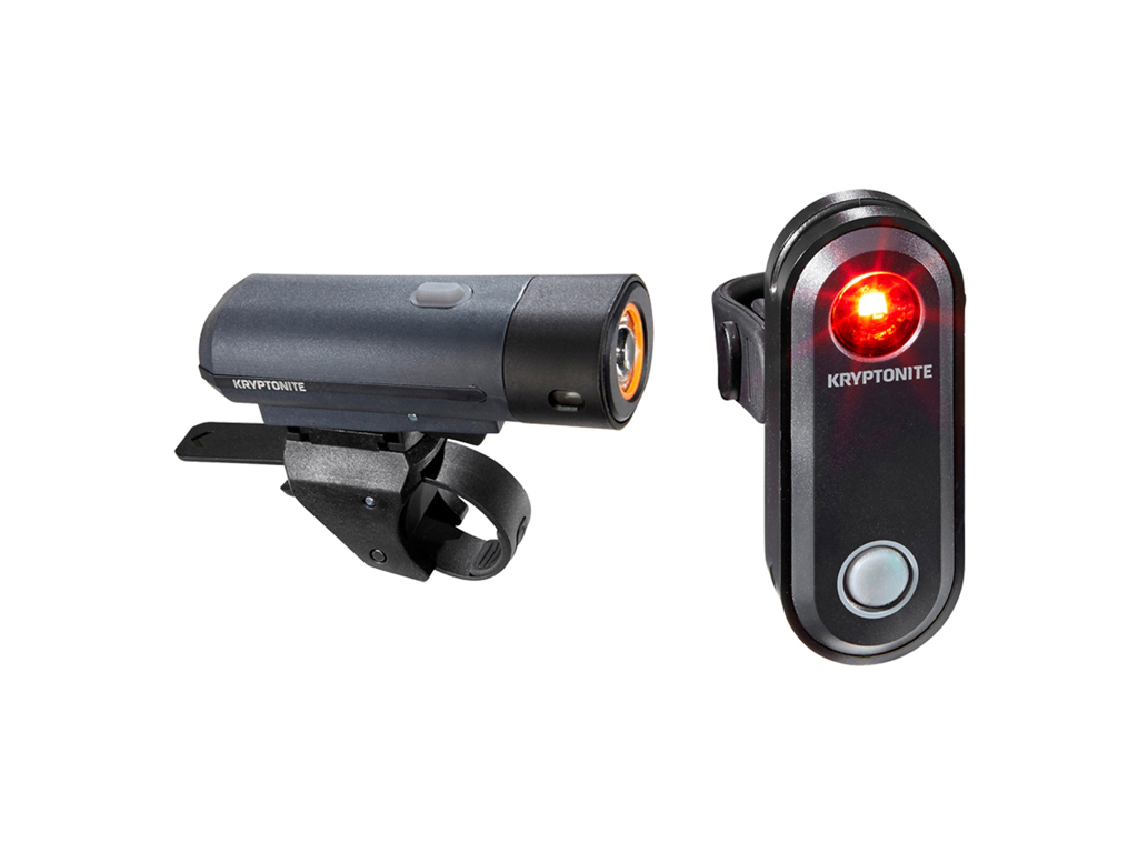 Kryptonite Street – Cykellygtesæt F300 Og R30 – 300 Og 30 Lumen – USB Opladelig 2 Kryptonite Street – Cykellygtesæt F300 Og R30 – 300 Og 30 Lumen – USB Opladelig