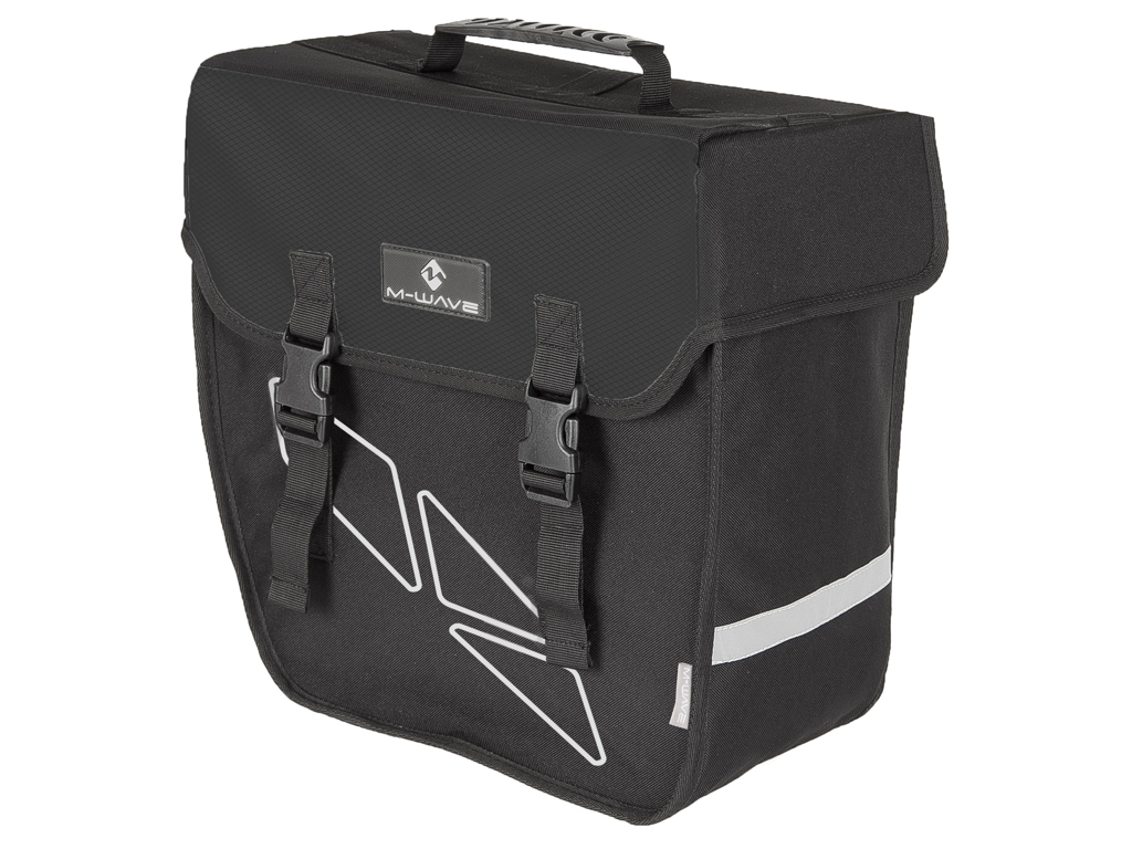M-Wave Amsterdam Single – Cykeltaske Til Bagagebærer – Enkelttaske – Venstre – Sort – Str. 3 M-Wave Amsterdam Single – Cykeltaske Til Bagagebærer – Enkelttaske – Venstre – Sort – Str.