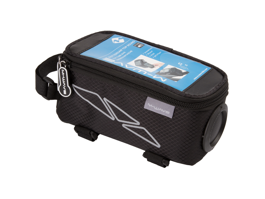 M-Wave Rotterdam Top Sound – Cykeltaske Til Stel – Med Indbygget Højtaler (3.5 Mm Jack Sti 3 M-Wave Rotterdam Top Sound – Cykeltaske Til Stel – Med Indbygget Højtaler (3.5 Mm Jack Sti