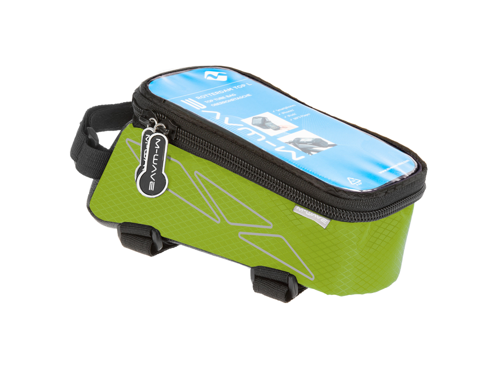 M-Wave Rotterdam Top L – Cykeltaske Til Stel – Velcro Montering – Grøn – Str. 1.2 Liter 3 M-Wave Rotterdam Top L – Cykeltaske Til Stel – Velcro Montering – Grøn – Str. 1.2 Liter