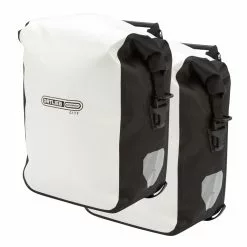 Ortlieb – Sport-Roller City – Hvid/Sort 2 X 12,5 Liter