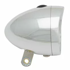 OXC Ultra Torch Retro – Cykellygte Front Chrom – 3xLED – Batteri Model